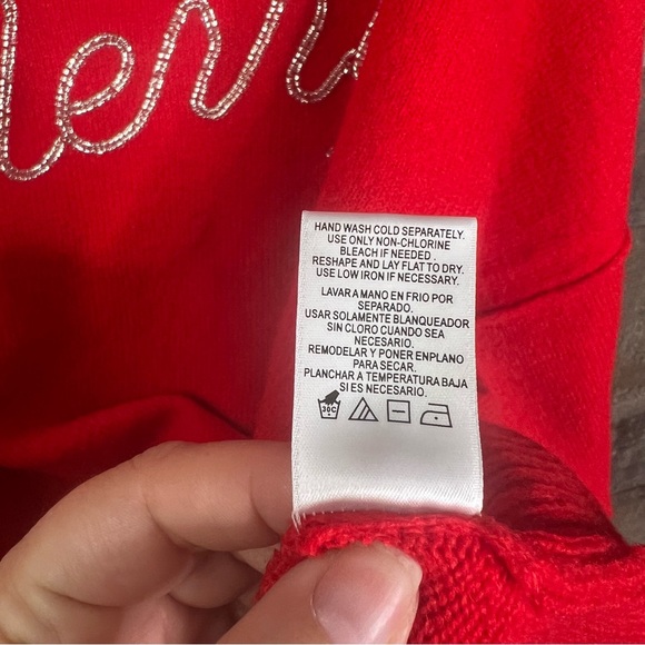 NWT Vince Camuto Merry Red Sweater - Picture 6 of 8